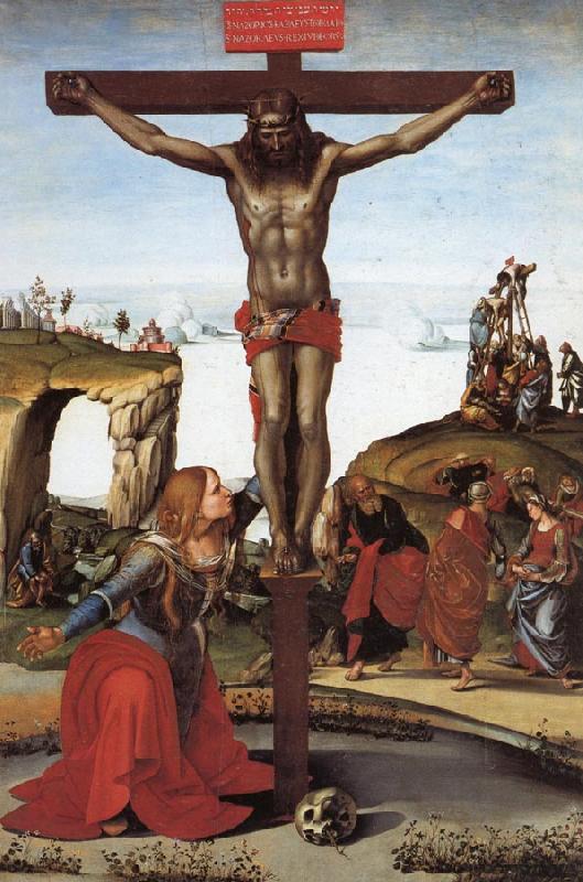 Luca Signorelli The Crucifixion with St.Mary Magdalen oil painting image